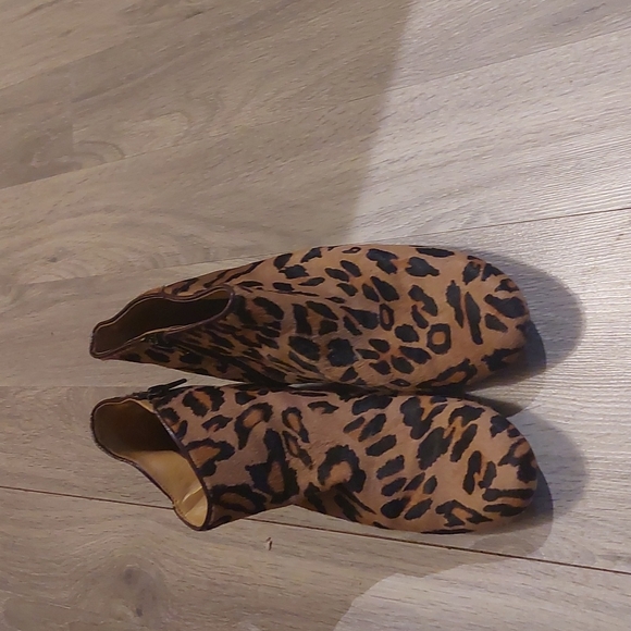 Nine West Leopard Ankle Boots - Picture 1 of 4